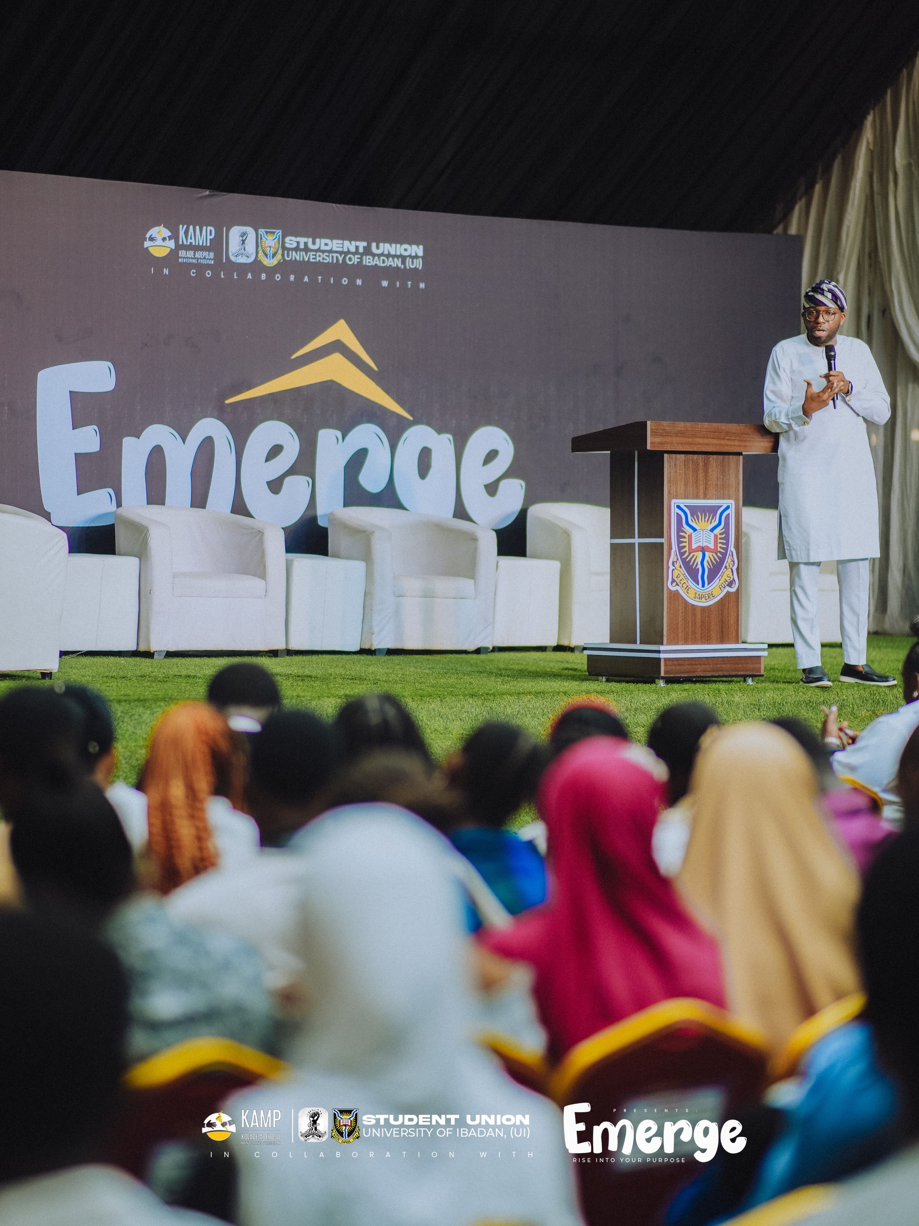 KAMP speaker at an event